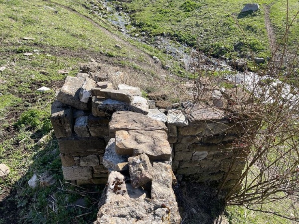 Горная Ингушетия не перестает удивлять нас своими открытиями и своей загадочностью.   Как мы отмечали ранее, на территории Джейрахского района расположено свыше 3000 объектов культурного наследия, которые официально стоят на учете и включены в перечень выявленных ОКН Республики Ингушетия, они имеют название, порядковый номер, определены их локации-месторасположение. Также в нашей базе данных имеются фотографии этих объектов.

Практически ежедневно наши сотрудники, работающие в горной местности, обнаруживают новые объекты, отсутствующие в наших списках.
Не так давно мы начали комплексную работу по инвентаризации памятников старины, и надо отметить, результативность и плодотворность этой работы: только за прошлый год инспекторами музея-заповедника было обнаружено свыше 200 ОКН, не состоящих на учете.

Отдельная работа была проведена по склепам с поминальными камерами, склепами редкого типа, башням, святилищам и ядрообразным мавзолеям. Был проведен мониторинг этих объектов, составлены акты их технического состояния.

В результате последнего совершенного обхода, начальником отдела по обеспечению сохранности памятников,  Зяудином Гуражевым, на территории башенного комплекса «Ний» было обнаружено святилище с поминальной камерой, называемой в народе, ц1ув.

Объект сильно разрушен, сохранность его составляет 25-30 %. Как и у всех аналогичных святилищ, вход в поминальную камеру находится с южной стороны, он полуразрушен. Крыша не сохранилась, обычно такие виды строений имели двускатно-ступенчатую кровлю. Более сохранившаяся часть объект – это первый ярус, предназначавшийся для захоронения умерших. Расположено святилище  в северо-западной части комплекса, на расстоянии 4 метров от жилой башни, рядом с небольшим ручейком.

Объект будет внесен в базу данных учреждения и включен в список выявленных ОКН Республики Ингушетия.