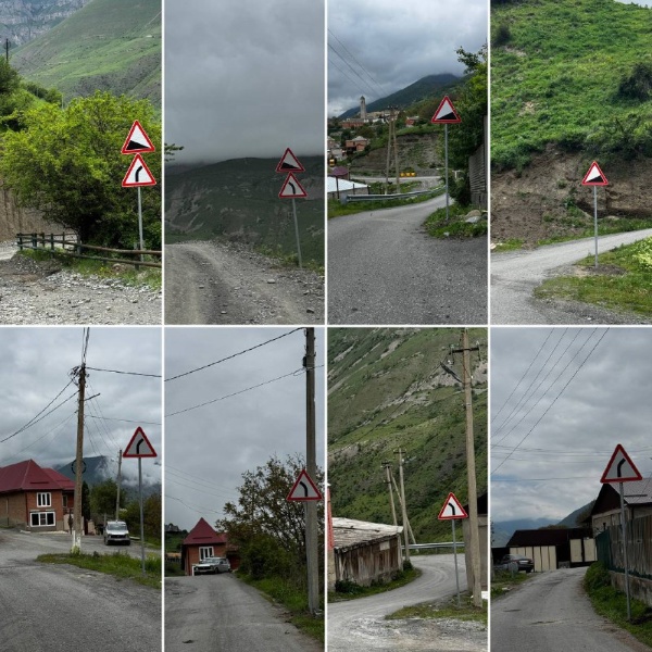 Для повышения безопасности дорожного движения установили  новые дорожные знаки на переулках и улицах с.п. Джейрах.