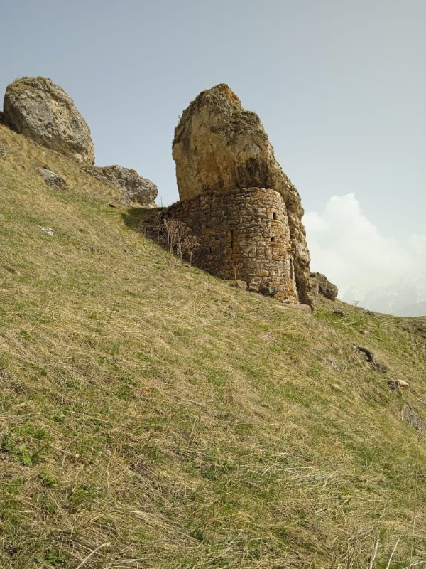 Уникальный памятник в горах Ингушетии, сохранившийся в первозданном виде – Дзауркъонги-Джел. Находится в 2 км севернее села Верхний Гули. Башня имеет три яруса. Поразительно, что крышей башни служит огромный валун, к которой она пристроена.

По преданию, которое дошло до наших дней, ее построил искусный мастер-зодчий из представителей тейпа Дзауровых. Первый и второй этажи он соорудил для овец, а третий этаж для пастуха, который присматривал за ними. На второй этаж овец загоняли с помощью трампа. Вокруг этой башни были пастбища, днем он там пас овец, а в вечернее время, чтобы не отгонять ее домой, он загонял в эту овчарню.        

Постройка имеет два входных проема на первый и второй ярус, а на третьем этаже имеются небольшие прямоугольные лазы-отверстия, которые, возможно, служили для вентиляции, или для наблюдения.

Деревянные перекрытия, с помощью которых обеспечивалось разделение ярусов, к нашим дням не сохранились.  

Памятник сохранил хорошее состояние, благодаря тому, что он пристроен к скале, которая обеспечивает ему защитную функцию. Находится в границах Джейрахско-Ассинского государственного историко-архитектурного и природного музея-заповедника. Подлежит государственной охране.