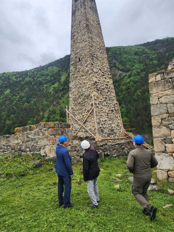 В эти дни, в рамках плана работы по надзору за проведением реставрационных, консервационных и противоаварийных работ, направленных на сохранение историко-архитектурных объектов горной Ингушетии и.о. директора Сампиевым А.А. была совершена инспекционная поездка к архитектурному комплексу «Нижний Пуй».

На комплексе идут подготовительные мероприятия, предваряющие восстановительные работы, которые будут проводиться специалистами реставрационной компанией ООО «Наследие».

Башенный комплекс «Нижний Пуй» расположен в южной части Таргимской котловины. Над поселком господствует изящная боевая башня со ступенчато-пирамидальной крышей, на жилых башнях сохранилось много петроглифов. В прошлом этот поселок занимал важное стратегическое положение, охраняя подступы к котловине с южной и восточной сторон. Среди выходцев с комплекса было немало знаменитых потомственных многоопытных воинов и умелых охотников.