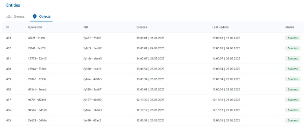Верификация групп в системе безопасности Горизонт.

Разработаны контракты верификации новых групп и объектов, обновлений групп и объектов.

У каждой группы и объекта в Горизонте регистрируется персональный FID, формирующий новую самостоятельную ветку куста транзакций.

В контракт системных параметров добавлены специальные параметры, используемые при работе с группами и объектами.

Монитор операций Горизонта - https://ankhorizon.com