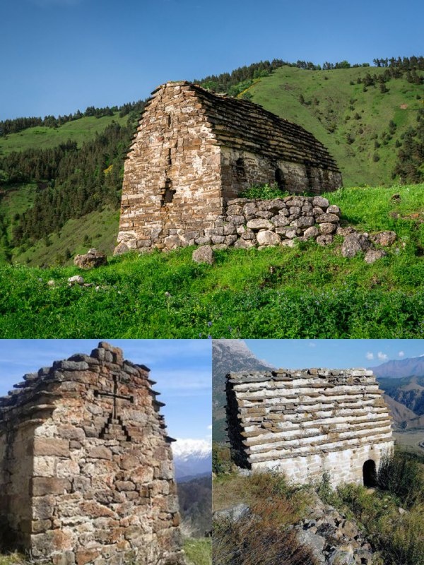 В горах Ингушетии вы найдете кроме храмов более древнего культурного периода еще целый ряд маленьких храмов позднейшей постройки. Храм, здание храма по-ингушски называется «элгац» (elgac). У каждого рода имелся здесь свой храм и свой годовой праздник. В это время развился полуязыческий культ, выражавшийся, главным образом, в торжественных коллективных пиршествах, в которых участвовали все члены данного рода. При храме находился родовой смотритель или хранитель, в пользу которого шла часть приносимых для пиршеств продуктов (его не следует смешивать со жрецом, обычно старейшим из присутствующих, который произносил молитвы). В храме находились также изображения богов. Известно, что и после принятия ислама у ингушей все еще сохранялись некоторые старые языческие обычаи, и многие старики еще до сих пор помнят языческие молитвы и имена языческих богов. Последним жрецом ингушей при храме был Эльмурза-Хаджи из селения Шон (Шоан – авт.прим.) близ Владикавказа. С принятием мусульманства он побывал в Мекке и сделался «хаджи». От него и от других удалось записать целые языческие молитвы и выяснить названия таких языческих богов как: Ерды (Jerda) – бог атмосферы; Тышуол (Tusuol) – богиня, которой молятся женщины, - богиня плодородия, весны; затем бог Сиелы (Siela), собственно, - бог грома; кроме них был еще бог охоты Елт (Jelth) и верховный бог Деале (Dtala); каждому из этих богов были посвящены особые молитвы (Яковлев Н.Ф. Проблемы изучения культуры чеченцев и ингушей).

Ингуши верили, что у отдельных фамилий, селений и обществ были особые патроны-покровители, - божественные существа или святые. Их название по-ингушски «ццу» или «ерды». Некоторые из этих божеств приобрели общеингушское значение и одинаково почитались всеми ингушами, другие же – были патронами чисто местными, фамильными или родовыми (Составлен научными работниками центрального музея народоведения М.Г. Левиным, М.Т. Маркеловым и др. под общей редакцией В.К. Никольского. Религиозные верования народов СССР. Сборник этнографических материалов. – «Московский рабочий» - 1931).

Этнографические описания знакомят нас с древнейшими по времени культовыми местами. Ими у ингушей и чеченцев были вершины гор, священные пещеры и рощи, также расположенные на возвышенных местах. Позже начинают возникать и наряду с первыми функционировать специальные культовые здания – святилища (Мужухоев М.Б. Средневековая материальная культура горной Ингушетии. – Грозный, 1977).

Исследователь М.Б. Мужухоев в своих трудах говорил об эволюционном развитии святилищ. По его мнению, она была представлена следующим образом: малые склепообразные святилища, христианские храмы, большие христианские святилища, вновь малые языческие святилища с перекрытием стен внутреннего помещения в два ступенчатых ската и, наконец, столпообразные святилища, завершающие развитие местных культовых памятников.