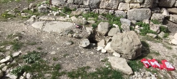 В эти дни, во время очередного обхода, инспектором Джейрахско-Ассинского музея-заповедника на территории башенного комплекса Цори обнаружено, ранее не известное, подземное камерное строение из камня, предположительно, древнего подземного склепа. 

Подземное строение было обнаружено возле двух надземных склеповых усыпальниц, расположенных рядом с проезжей частью. Небольшой лаз прямоугольной формы был прикрыт большим валуном, отодвинув который работник обнаружил входное отверстие подземного каменного склепа, с сохранившимися костными останками внутри.

Напоминаем, что в горной Ингушетии совместно со специалистами АСМ ГРУПП проводятся работы по инвентаризации объектов культурного наследия, для выявления их фактического наличия и обеспечения их сохранности.  

Обнаруженный объект, после проведения соответствующих работ, будет включен в перечень выявленных объектов культурного наследия республики.