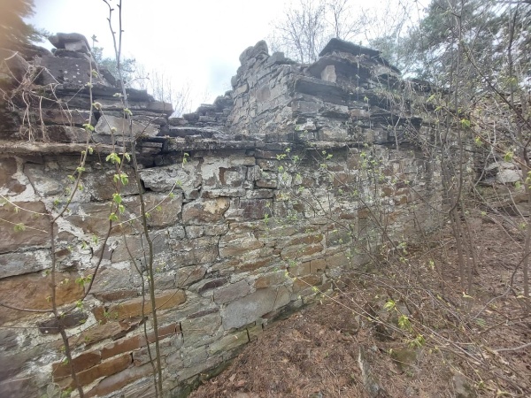 В 300 м северо-западнее от башенного комплекса «Гадаборш» находится средневековая постройка – храм-святилище «Дзорах-Дяла». 

Основание прямоугольное. Ранее постройка располагала двускатно-ступенчатой крышей, на сегодняшний день она не сохранилась. В южной части объекта устроены два дверных проема. В западной стене устроены два оконных проема треугольного типа и еще одно сквозное отверстие, расположенное у самого пола. В восточной стене наблюдается окно (узкое снаружи, с постепенным расширением вовнутрь) и две небольшие ниши. Толщина стен 60 см. 

Памятник оригинален, прежде всего, своей замкнутой отдельной комнатой, назначение которой неизвестно. Большое же помещение имеет деление – на притвор, храм и алтарь. 

Это культовое строение было открыто и описано Л.П. Семеновым и И.П. Щеблыкиным. Археологическая расчистка ее внутренней площади, произведенная М.Б. Мужухоевым в 1976 году, выявила в культурном слое кости жертвенных животных, наконечники стрел, ножи. 

М.Б. Мужухоев датировал данный памятник XIII в. На сегодняшний день сохранность храма-святилища составляет 40 %. 