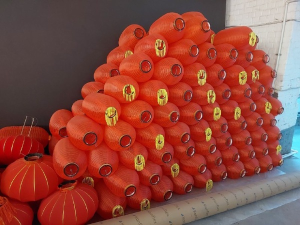 В Музее Москвы продолжается монтаж обширной выставки, посвященной китайскому новому году. Выставка выставкой, а "АСМ Групп" на объекте решает свои проектные задачи.