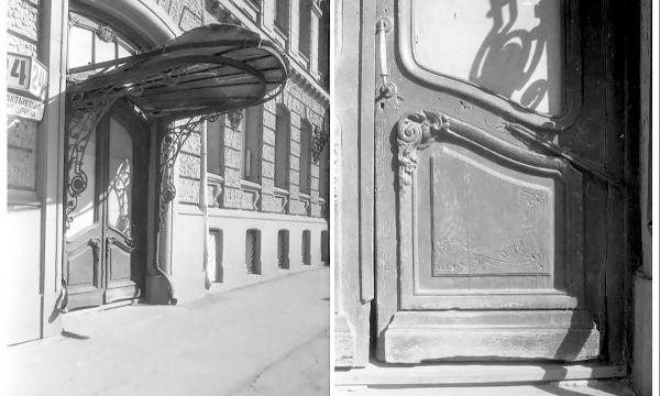 Дом Бака в Санкт-Петербурге вернул себе дореволюционные двери.

В доме 24 по Кирочной улице по инициативе и стараниями самих жильцов восстановлены исторические двери в парадных подъездах. 

История с восстановлением началась в 2017 году, когда жильцам дома стало известно, что несколько дверей из парадных оказались в кафе «Рубинштейн» — там их использовали для оформления интерьеров. Из доходного дома, построенного в начале XX века архитектором Юлианом Баком, они пропали еще в конце 1990-х: коммунальные службы тогда заменили деревянные двери на железные. 

К моменту, когда две пары исторических дверей нашлись, жильцы дома уже создали сообщество в соцсетях, занимавшееся проектом по возвращению зданию исторического облика.

Каждая парадная дверь — это целый комплекс объектов: две пары деревянных дверей, тамбур между ними с керамической плиткой на полу, деревянными дверями по бокам тамбура и системой его отопления. Сохранившиеся исторические двери отреставрировали, по их образцам воссоздали недостающие две пары, отреставрировали верхние застекленные фрамуги над дверями, напольное покрытие, воссоздали по имеющимся фотографиям ручки дверей.

И вот теперь, спустя почти семь лет посла начала этой эпопеи, две пары исторических и две пары воссозданных по их образцам дверей заняли в двух парадных подъездах свое изначальное место.